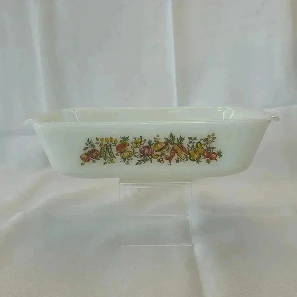 Fire King Other - Vtg Fire King by Anchor Hocking 1 QT Loaf Pan Bakeware Dish Harvest Vegetable